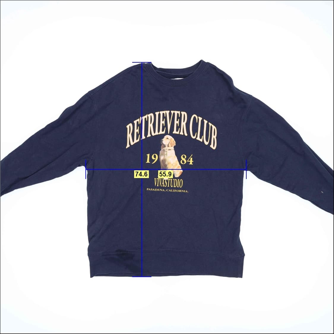 [XL] 비바스튜디오 리트리버클럽 맨투맨 1217H1 상품이미지5