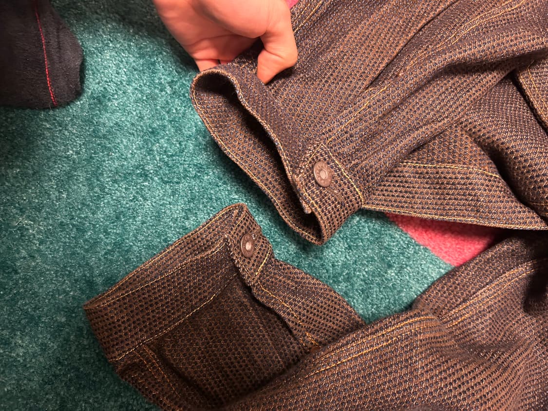 6) 캐피탈 센츄리 데님 1세대 자켓 N5S 브라운 상품이미지8