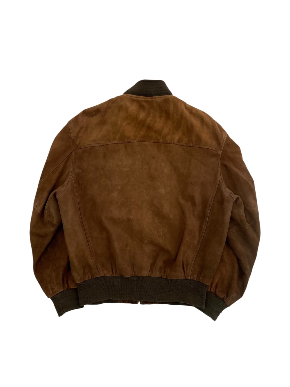 80's 스트롱 앤 피셔 스웨이드 봄버 자켓 상품이미지2