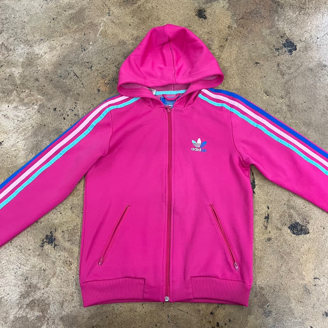 아디다스 핑크 후플 후드집업 73 상품이미지3