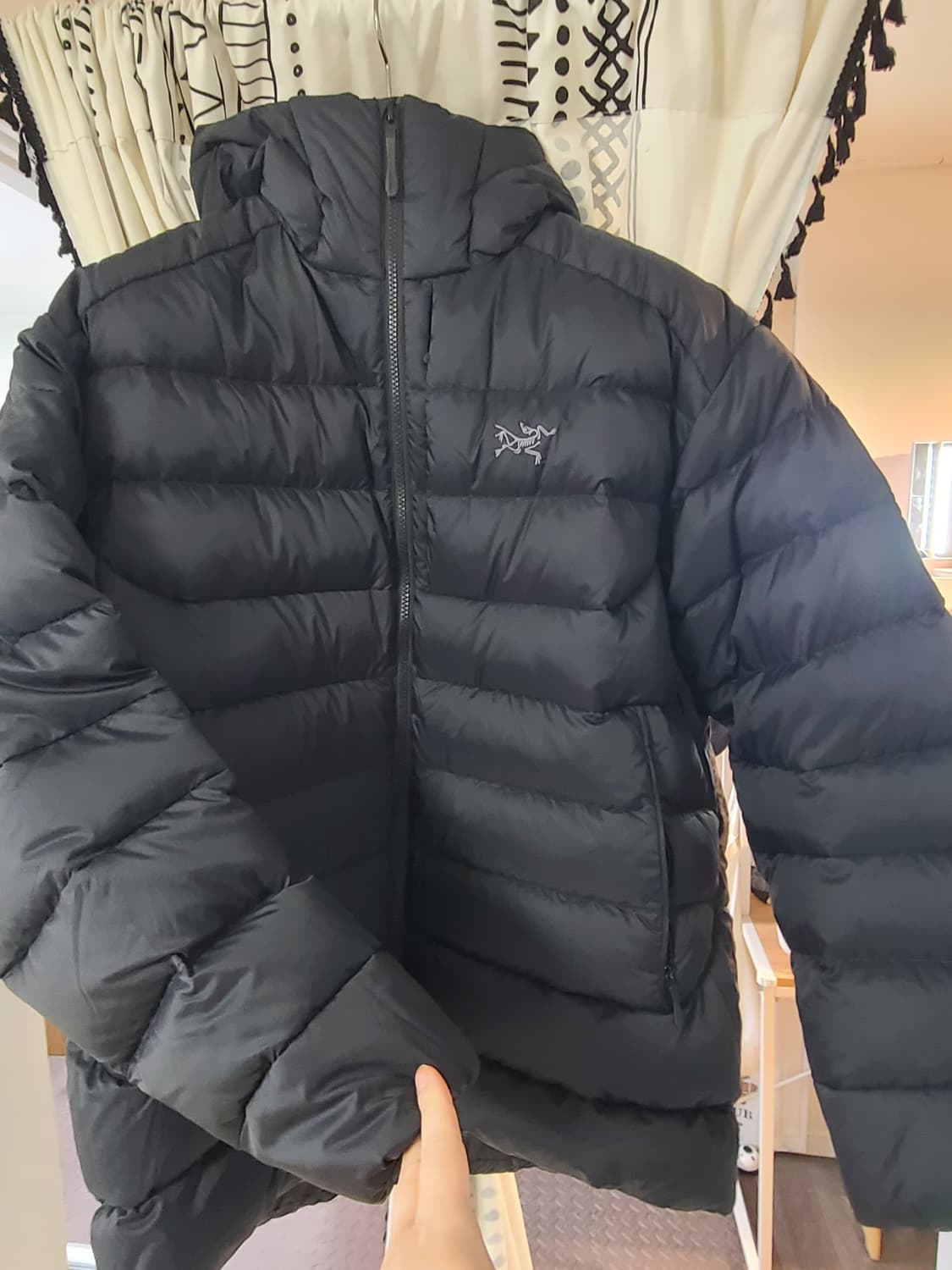 아크테릭스 토륨 후디 블랙 xl 1회착 상품이미지1