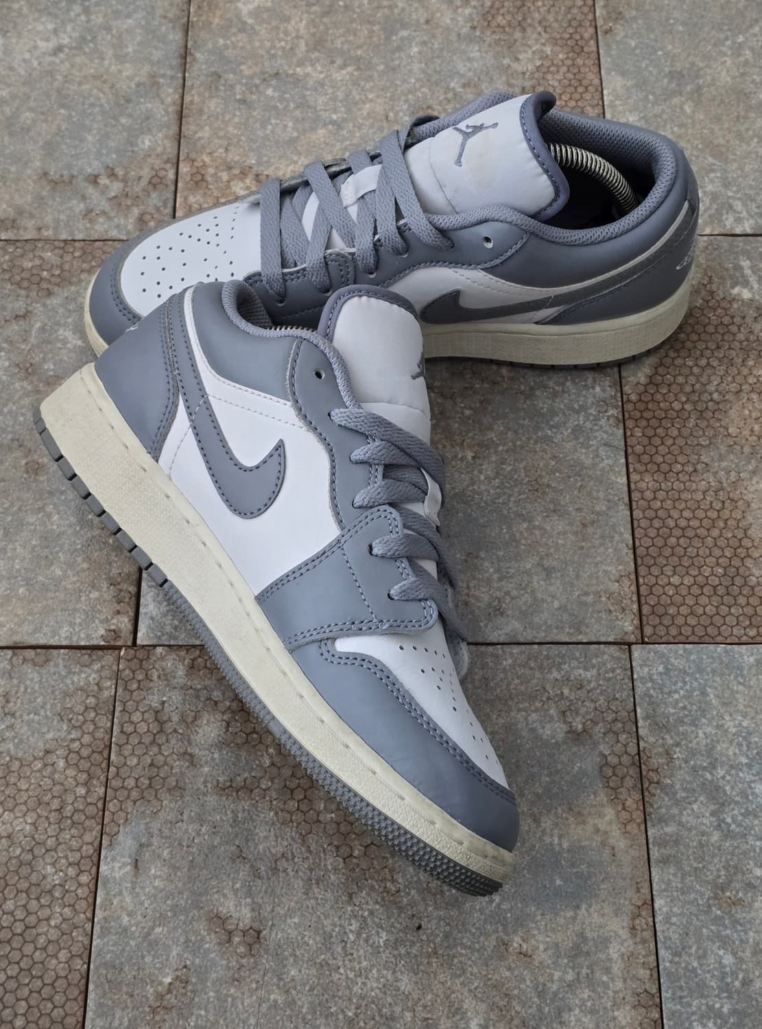 (240)나이키 조던 1 로우 스텔스 앤 화이트 상품이미지5