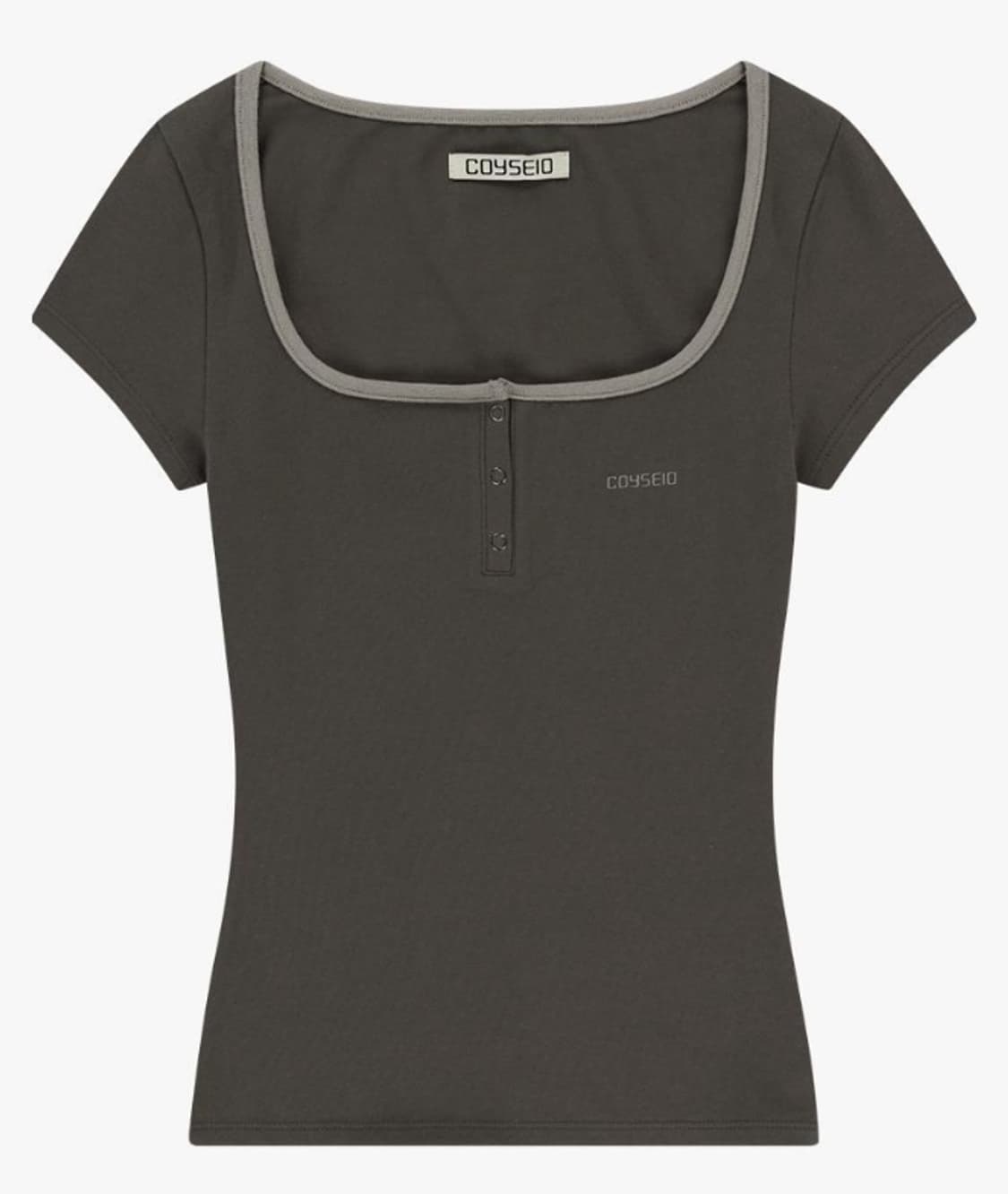 코이세이오 미니 로고 반팔[애쉬 브라운] 상품이미지1