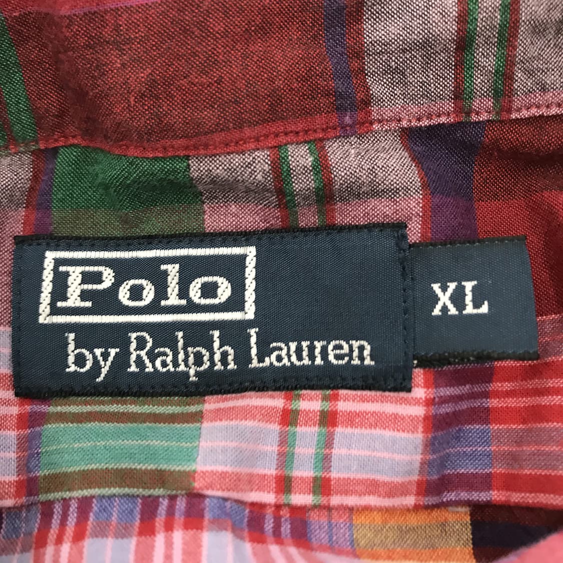 폴로 랄프로렌 마드라스 플란넬 체크셔츠 [XL] 상품이미지4