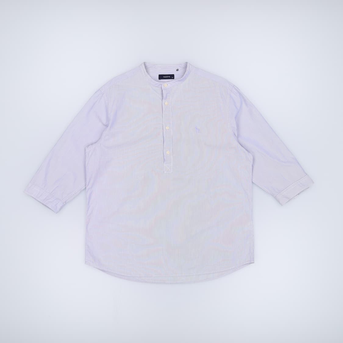 [105] 헤지스 남성 차이나카라 시어서커 7부 셔츠 남방 3781 상품이미지1