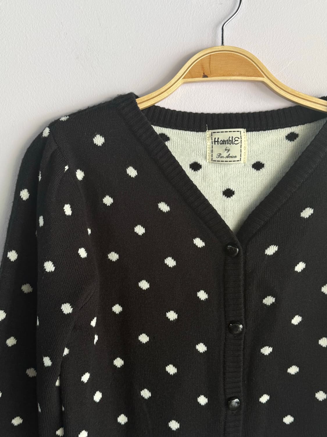 도트 프릴 가디건 상품이미지6