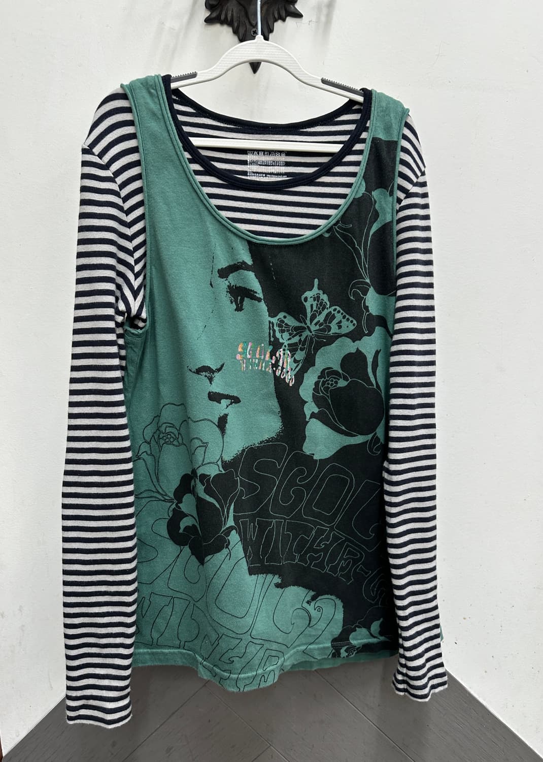 🎨하구미의 작업실 코디🎨 scolar 레이어드 도트 그런지 괴짜룩  상품이미지4