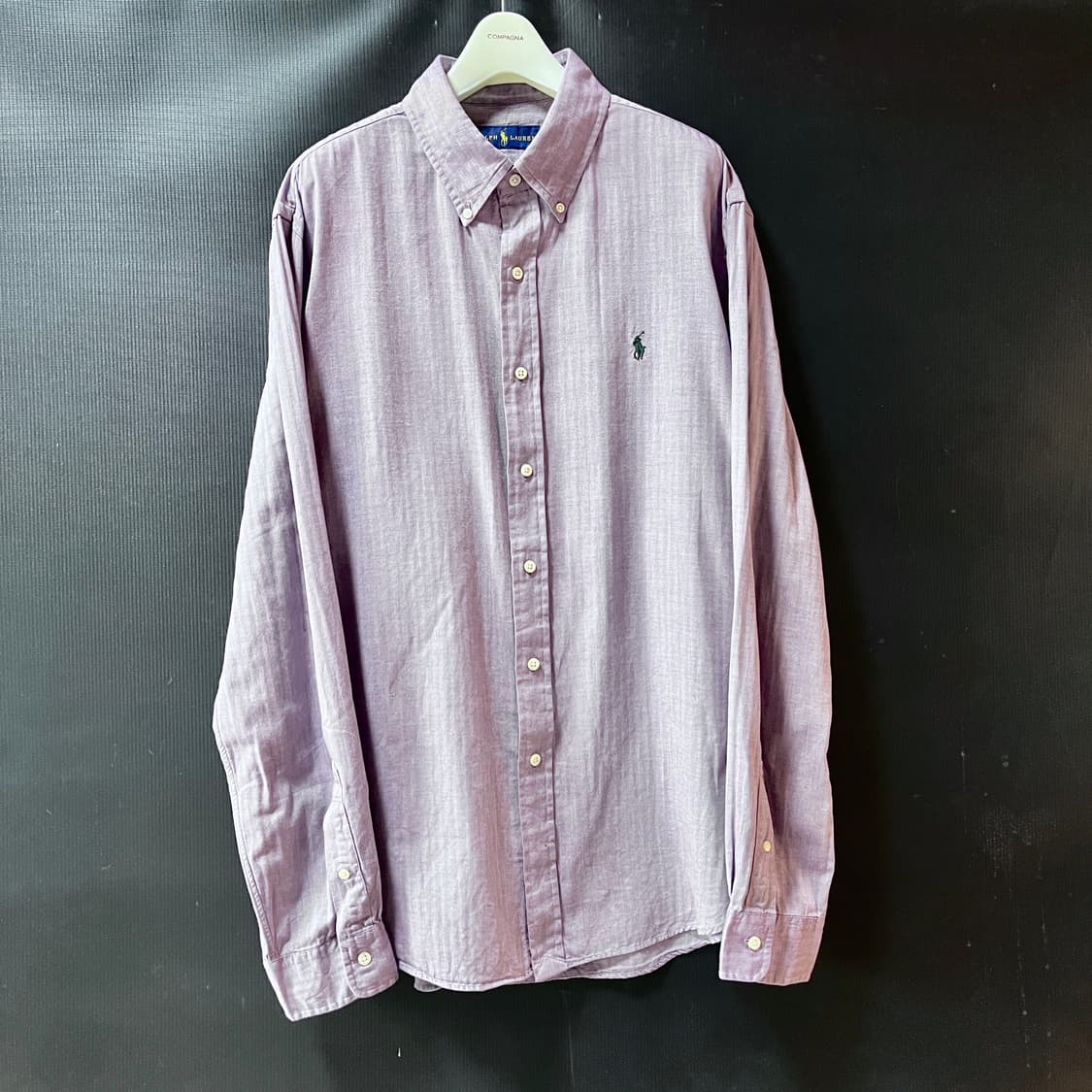 폴로 랄프로렌 헤링본 버튼다운 셔츠 상품이미지1