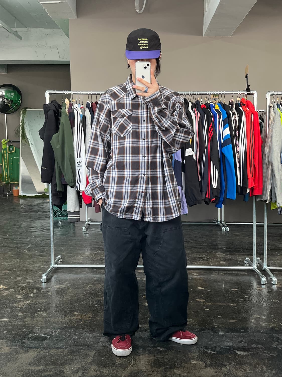 랭글러 웨스턴 체크 셔츠  상품이미지4