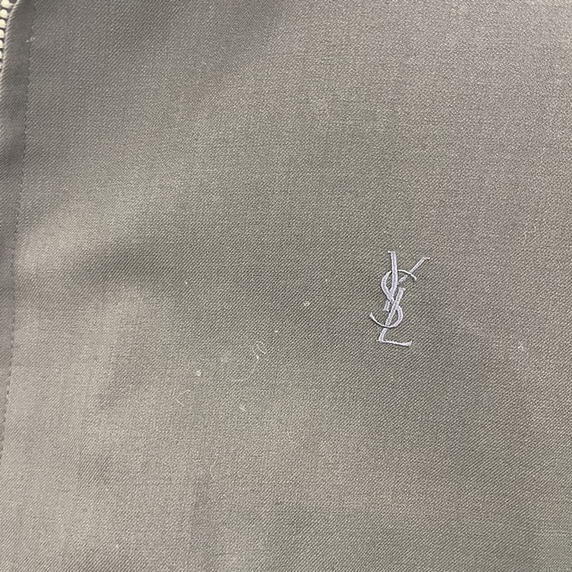 입생로랑 빈티지 테크웨어 말차카키 폴리쉘 블루종 자켓 110 C10378 상품이미지8