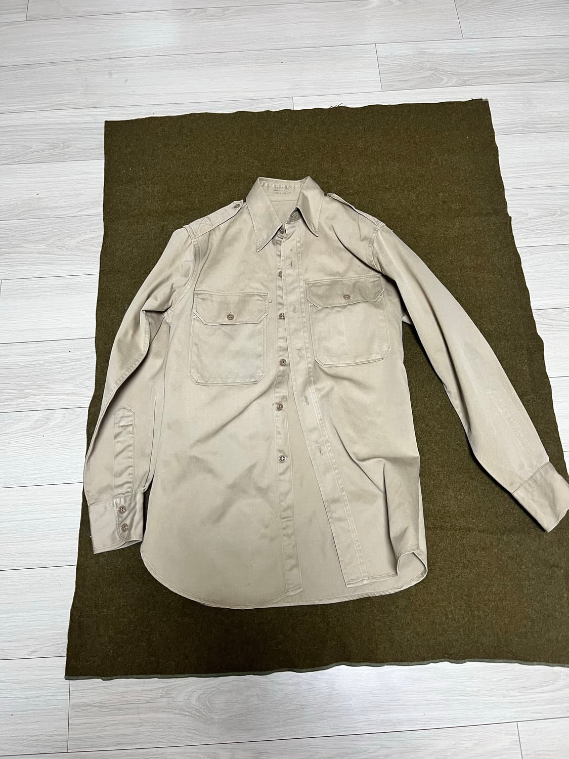 미군 카키(치노)셔츠 50s 상품이미지1