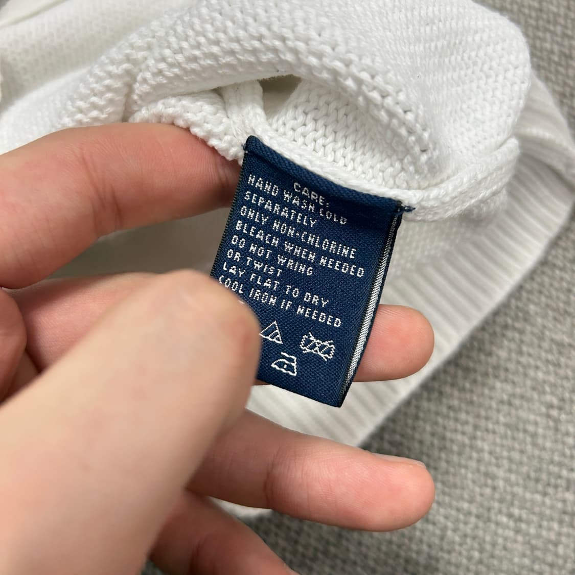 폴로 우먼스 코튼 니트 후드집업(S) 상품이미지4