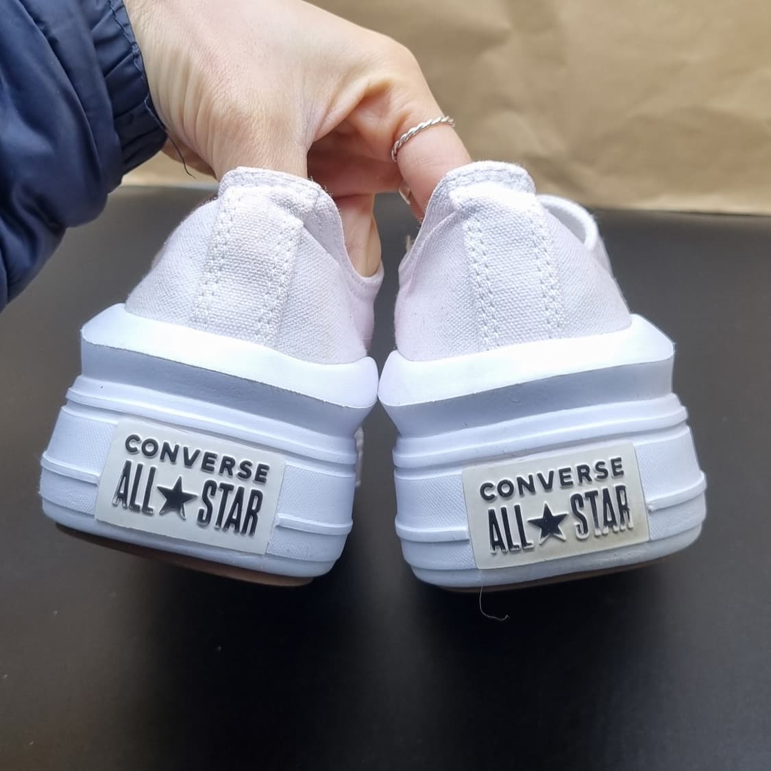 컨버스 올스타 무브 화이트 스니커즈 240 상품이미지4