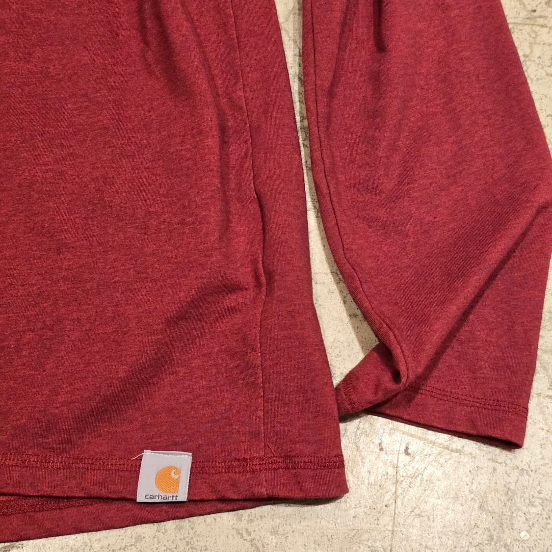 Carhartt  포스 릴렉스 핏 긴팔 티셔츠 상품이미지3