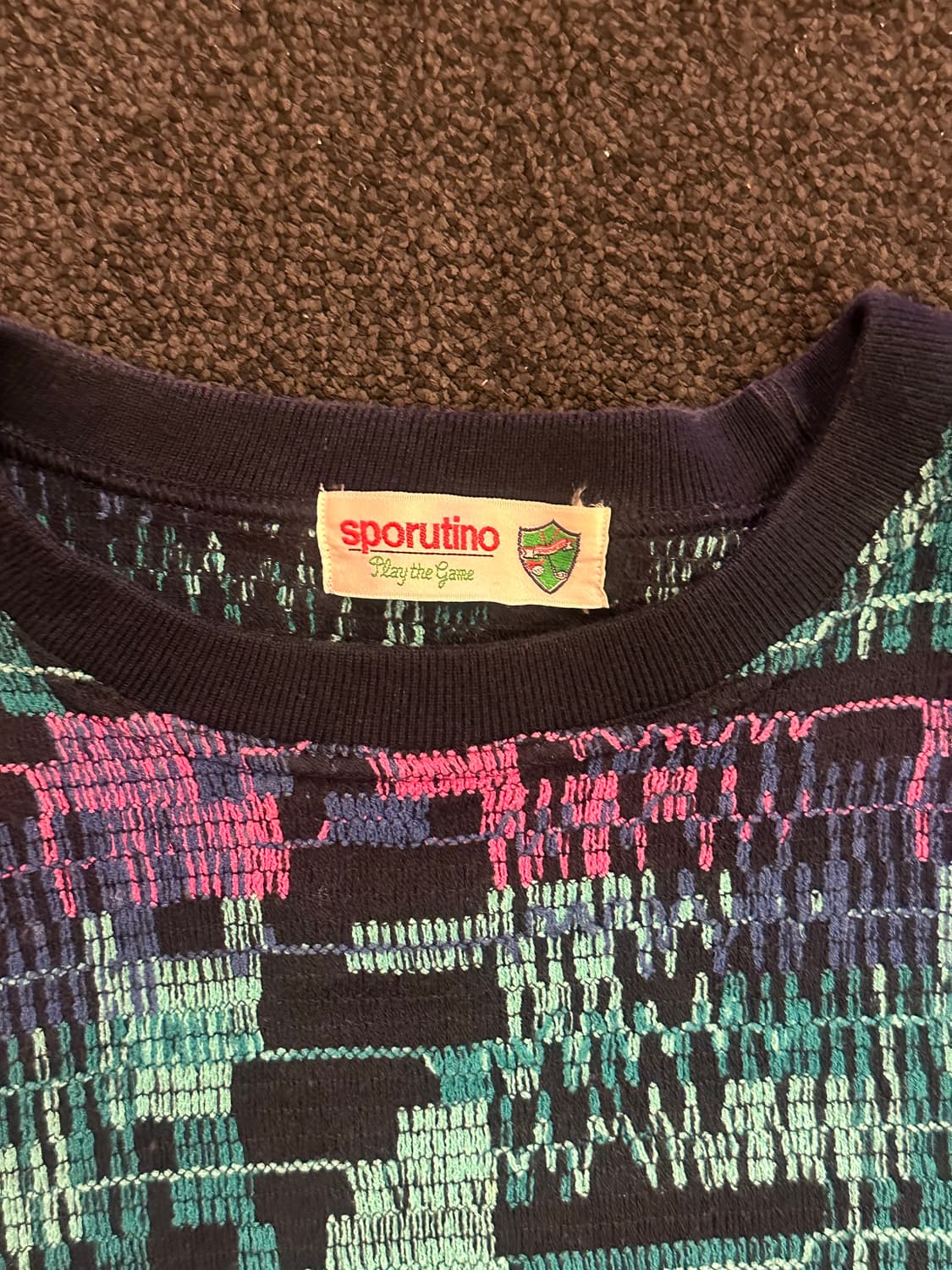 일본 빈티지 Sporutino 스프링 스웨터 팝니다 상품이미지3