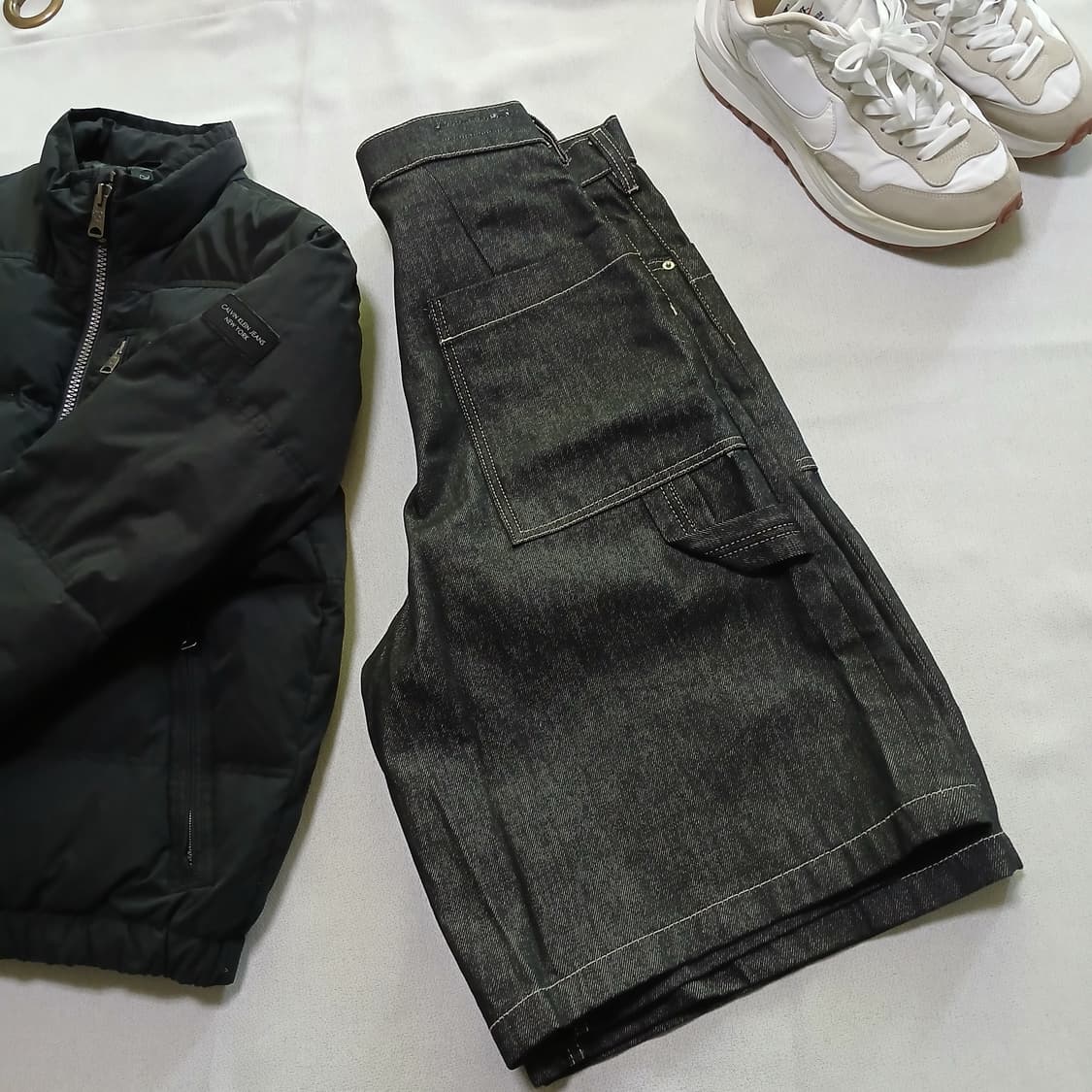 Zara 자라 카펜더 새상품급 컨디션 데님 버뮤다 반바지 상품이미지1