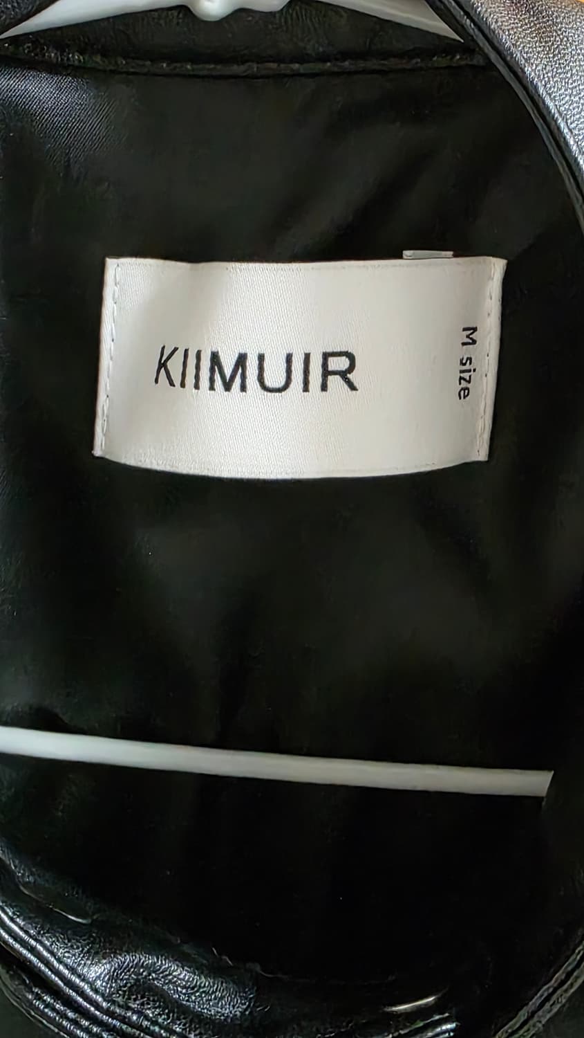 키뮤어 비건 레더 바이커 자켓 상품이미지6