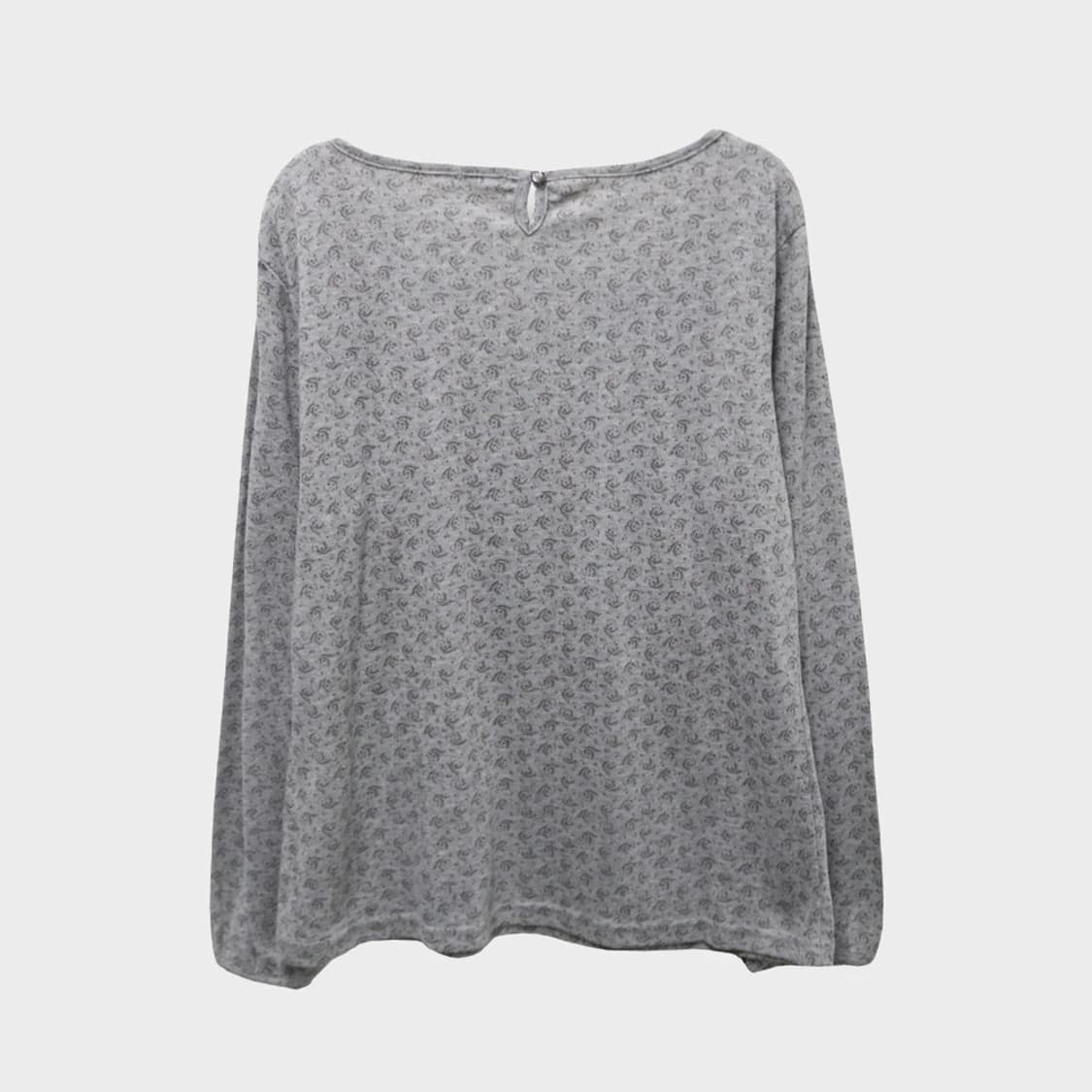 OVERJOY 오네갸루 플라워 스퀘어넥 셔링 티셔츠 63493 상품이미지2