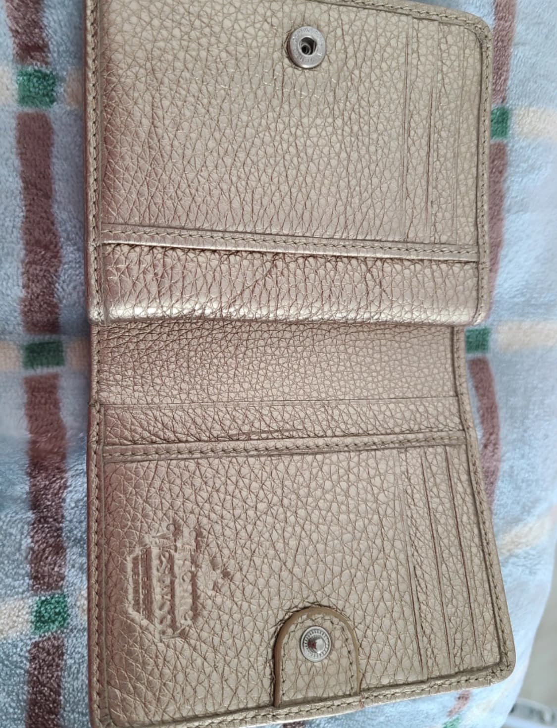 Vibienne westwood비비안 웨스트우드 그레인 지갑 골드 상품이미지4