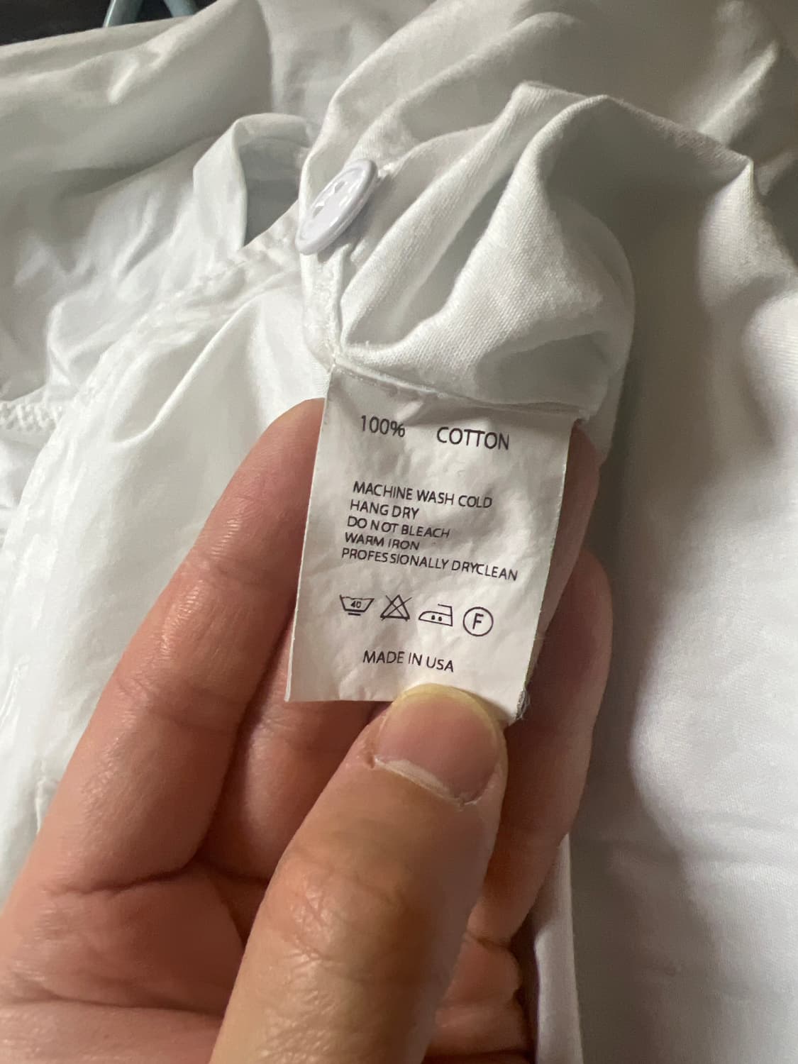 엔지니어드 가먼츠 워크셔츠 흰색 m 상품이미지4