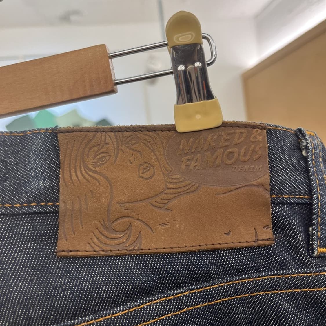 네이키드앤페이머스 모던 캐주얼 셀비지 데님팬츠 28인치 C09804 상품이미지5