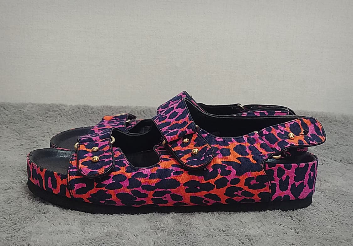 슈콤마보니 레오파드 패턴 샌들 240사이즈 상품이미지2