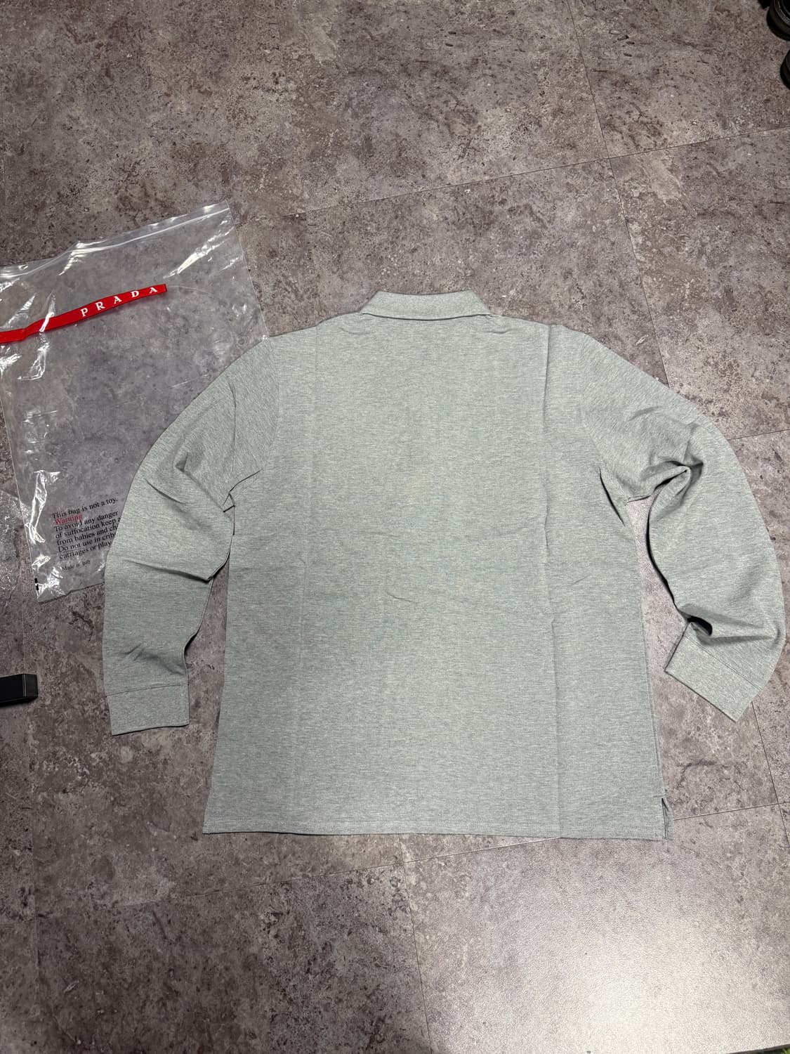 프라다 리네아로사 피케 티셔츠 M 새상품 풀구성  상품이미지6