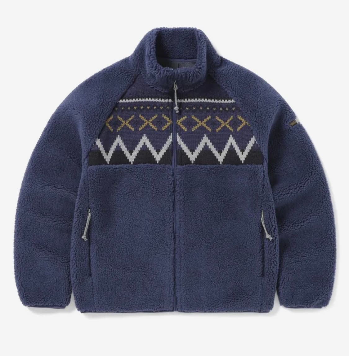 디스이즈네버댓 니트 패널 플리스 바이올렛 상품이미지1