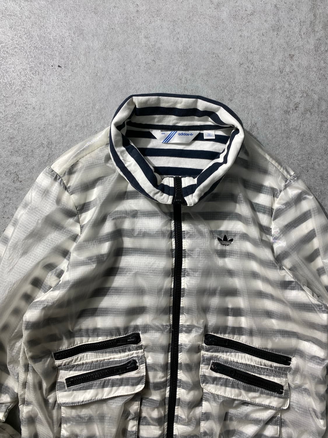 [90] Adidas OG 아디다스 스트라이프 나일론 자켓 상품이미지2