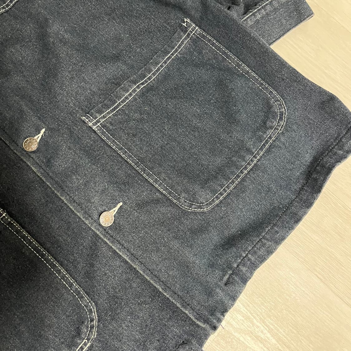 Vintage . 데님 초어자켓 상품이미지3