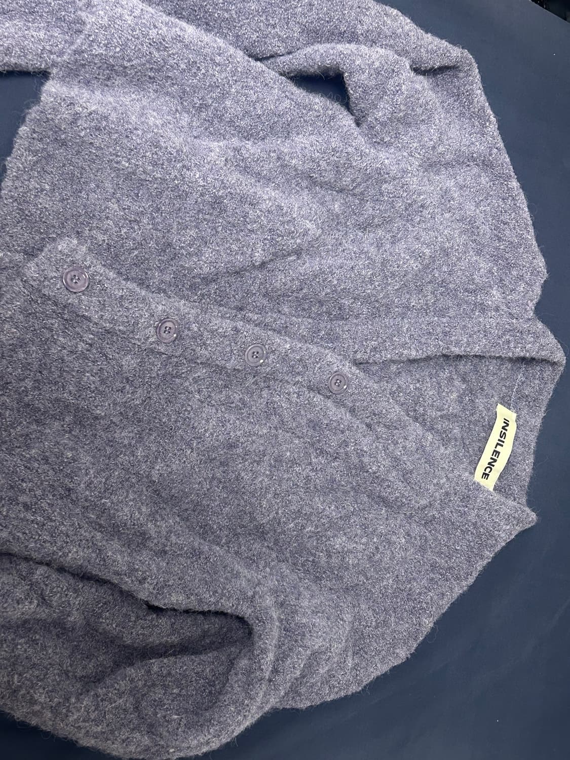 인사일런스 알파카 크롭 가디건 상품이미지4