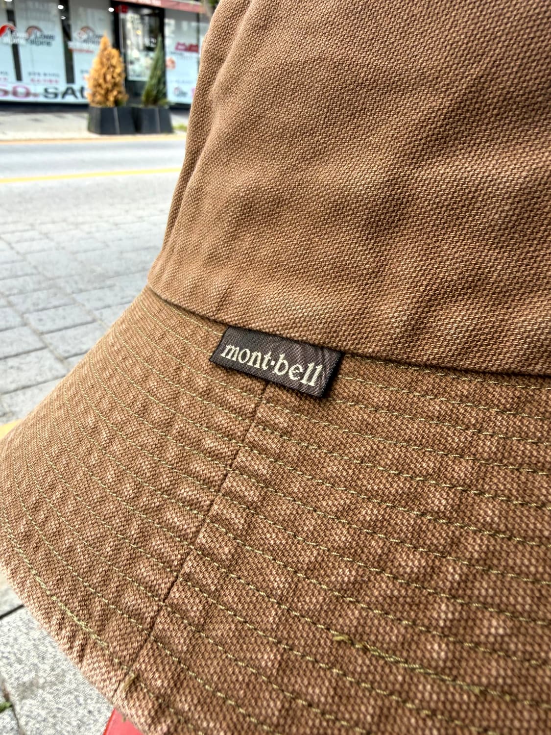 Montbell Cotton Bucket Hat Brown 상품이미지5