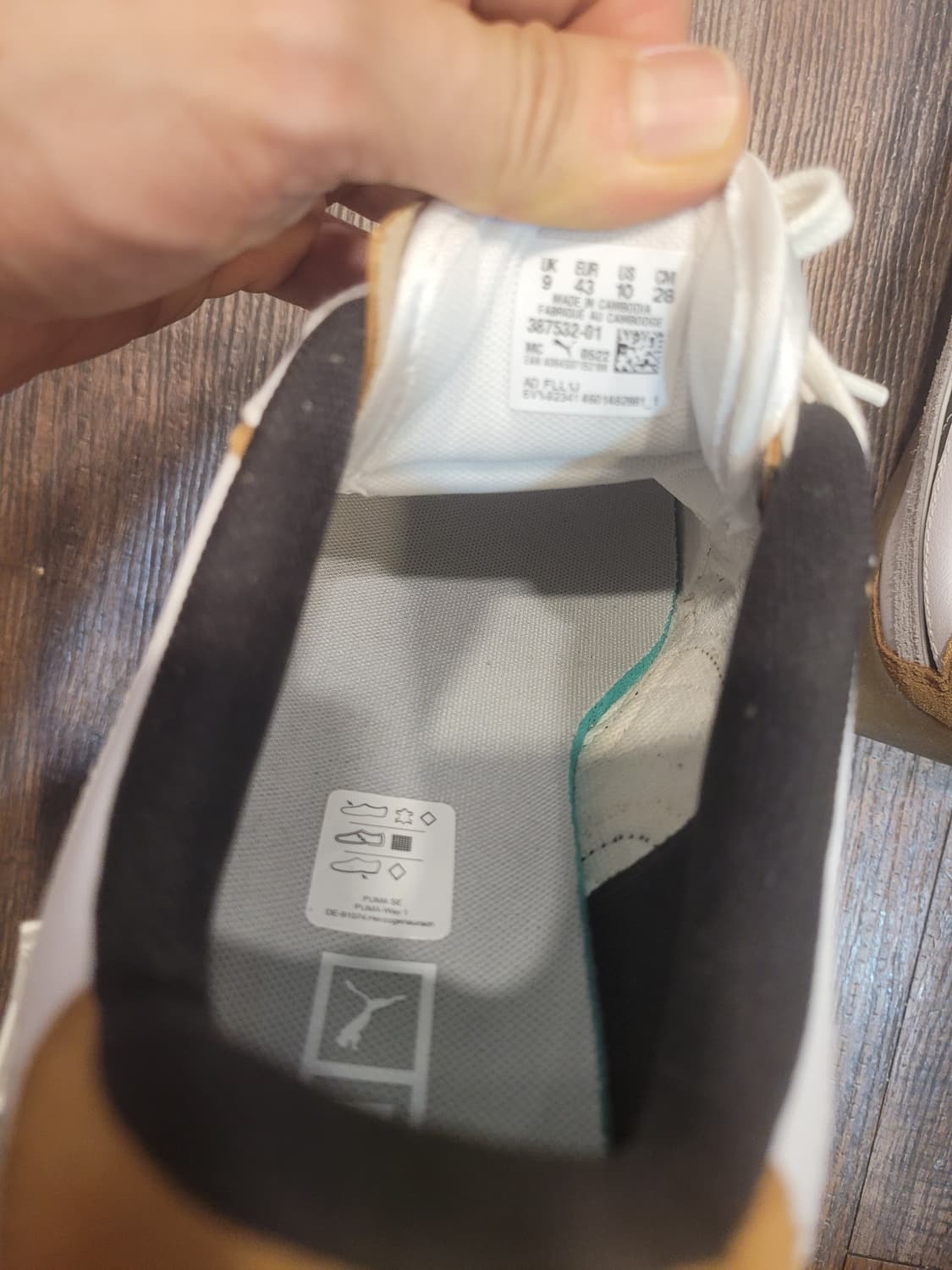 푸마 베이더런 화이트검 280mm 상품이미지6