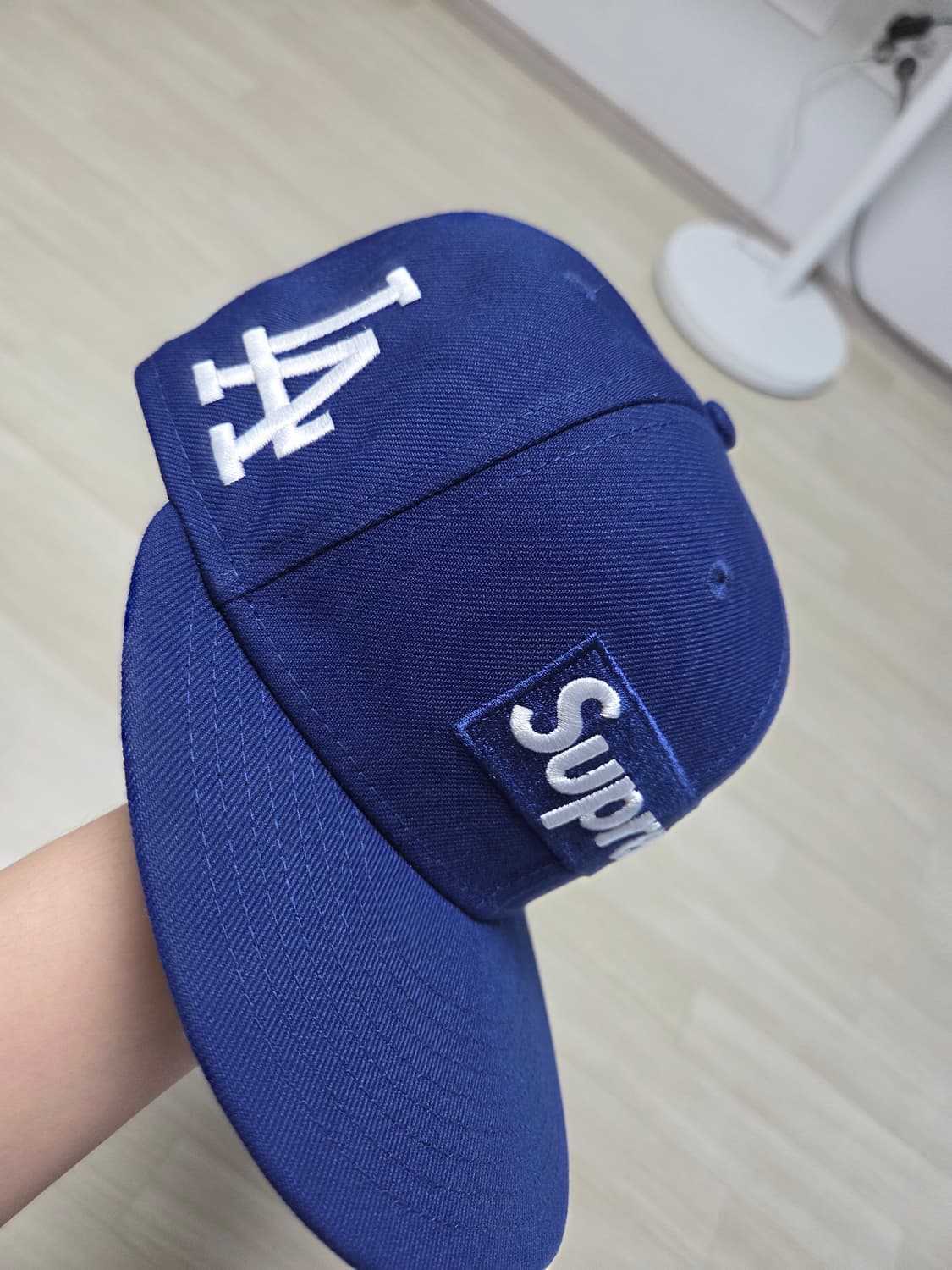 슈프림 다저스 MLB 팀 박스로고 뉴에라 다크로얄 로스 앤젤레스 상품이미지1