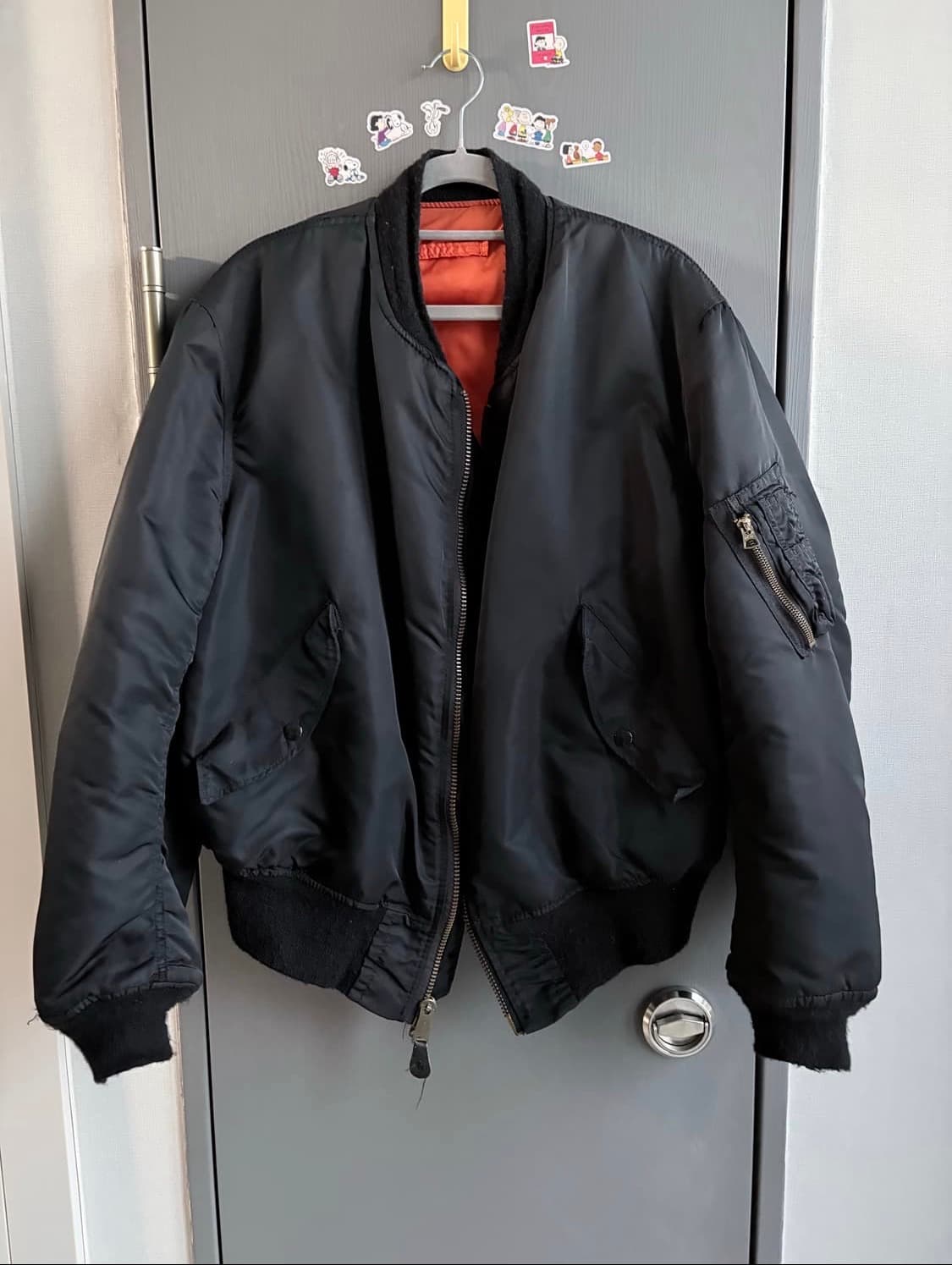 알파인더스트리 usa 빈티지 ma-1 상품이미지1