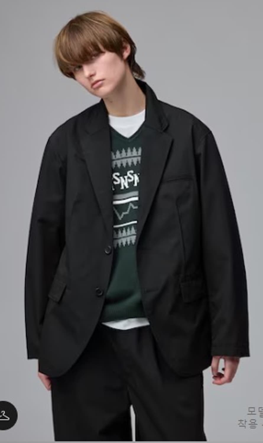 gu 언더커버 테일러드 셋업 3xl 상품이미지2