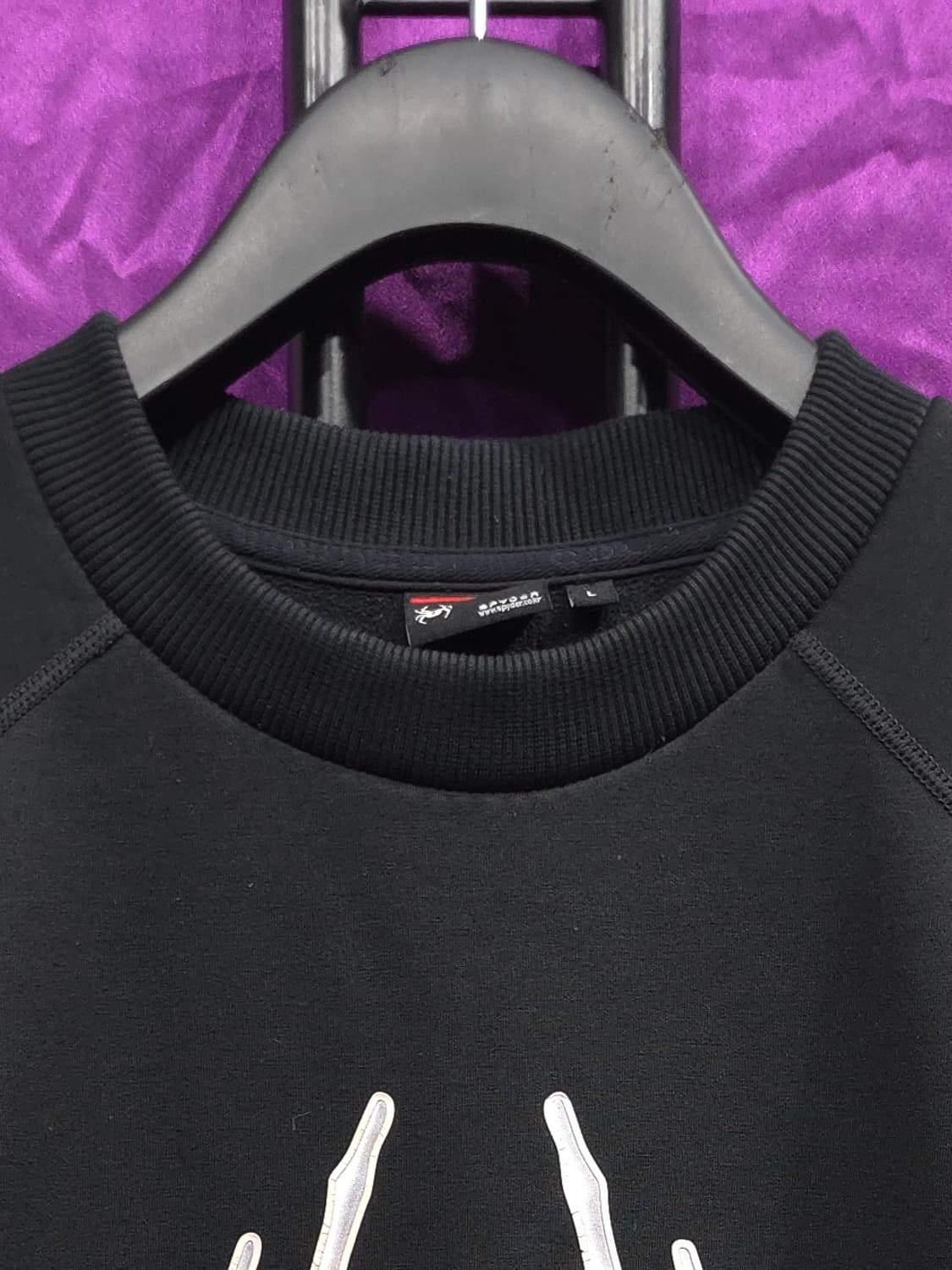 스파이더 빅로고 기모 맨투맨 100(105) 상품이미지3