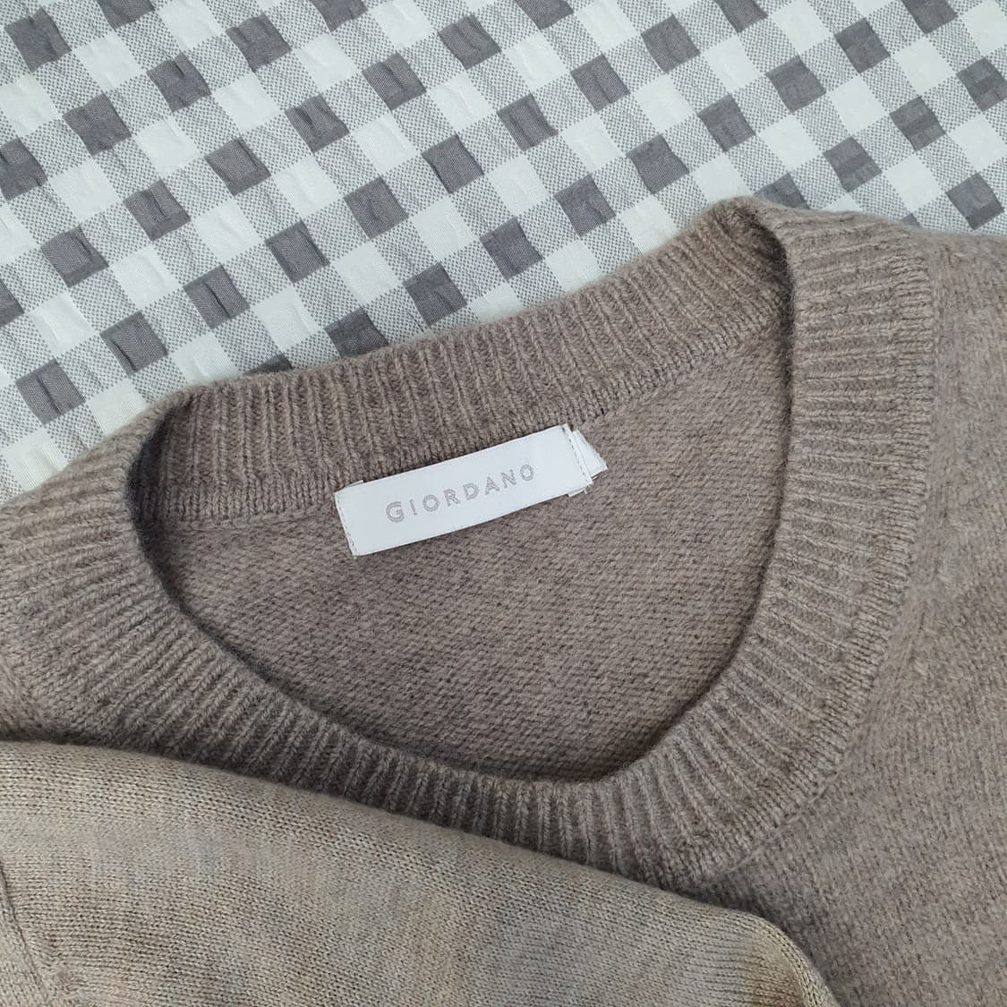 지오다노 울 캐시미어 니트 남자95 (2벌같이) 상품이미지3