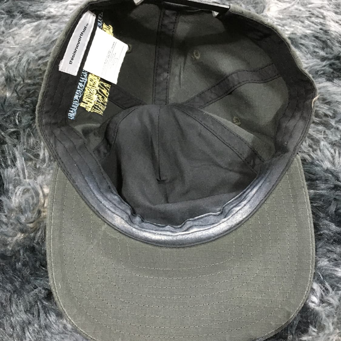 투티/0359 thisisneverthat 디네댓 카키 빈티지 모자Y2K 상품이미지7