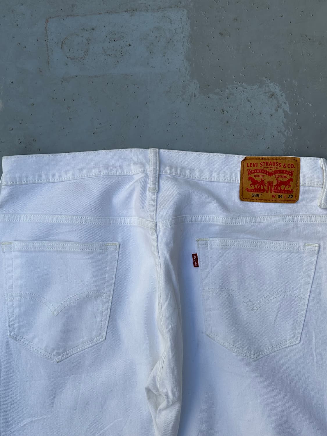 [리바이스] •Levi's 569 White Denim 상품이미지7