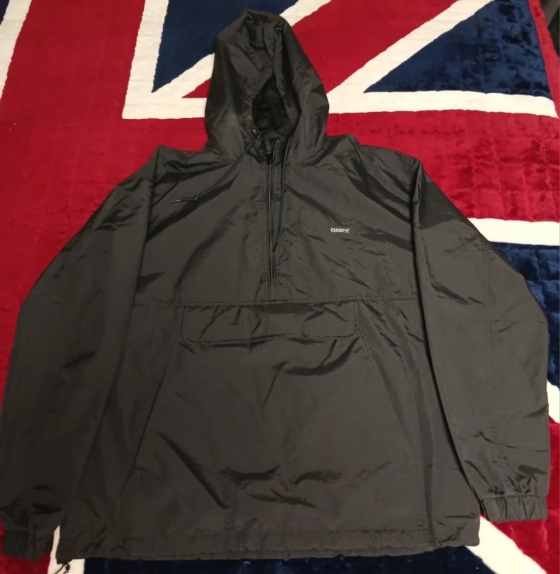 오베이 아노락 자켓 블랙 L 상품이미지1