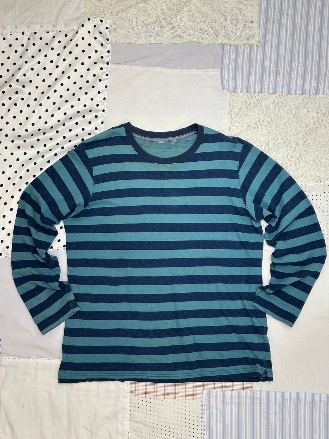 민트 스트라이프 롱슬리브 상품이미지5