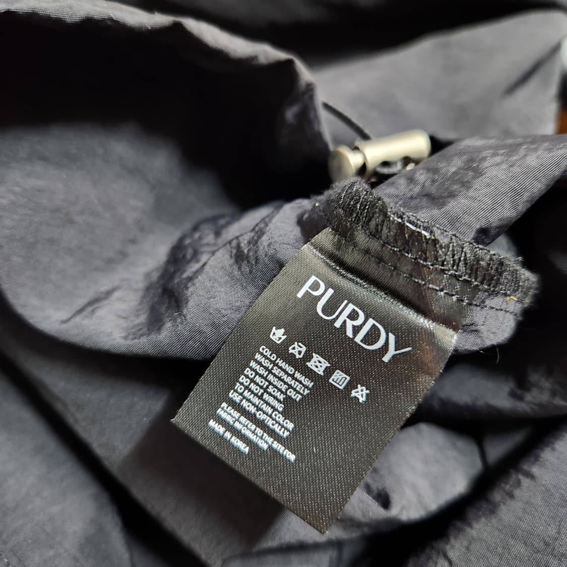 H569 [M] PURDY 골프 아노락 반집업 바람막이 점퍼
 상품이미지5