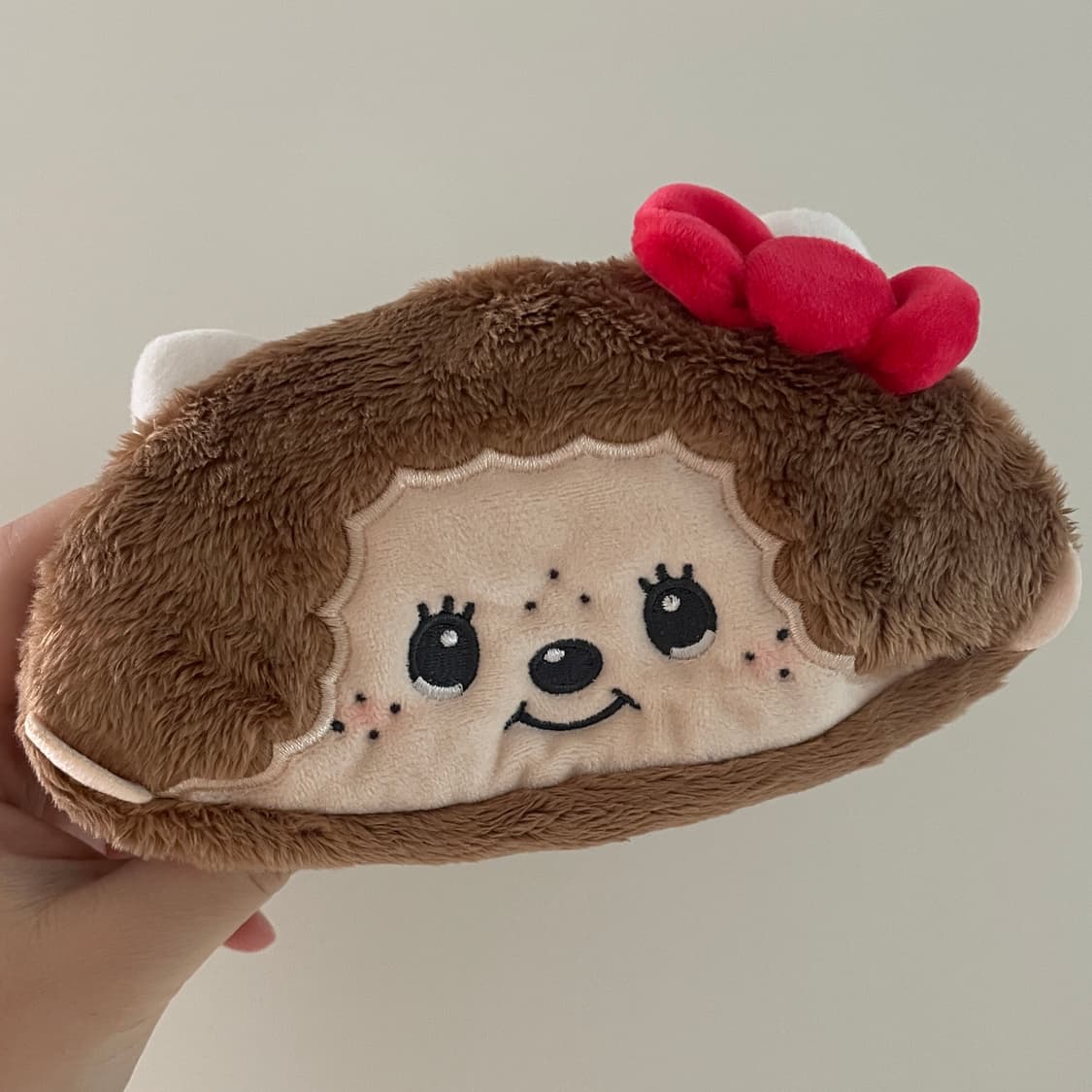 몬치치 헬로키티 콜라보 양면 파우치 상품이미지1