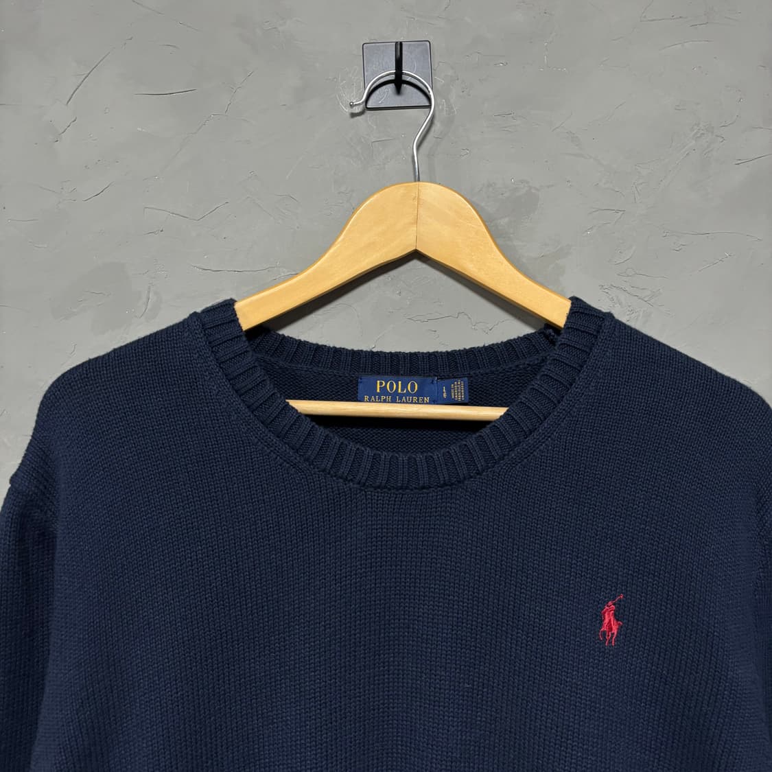 폴로 랄프로렌 신형 니트 네이비 상품이미지2