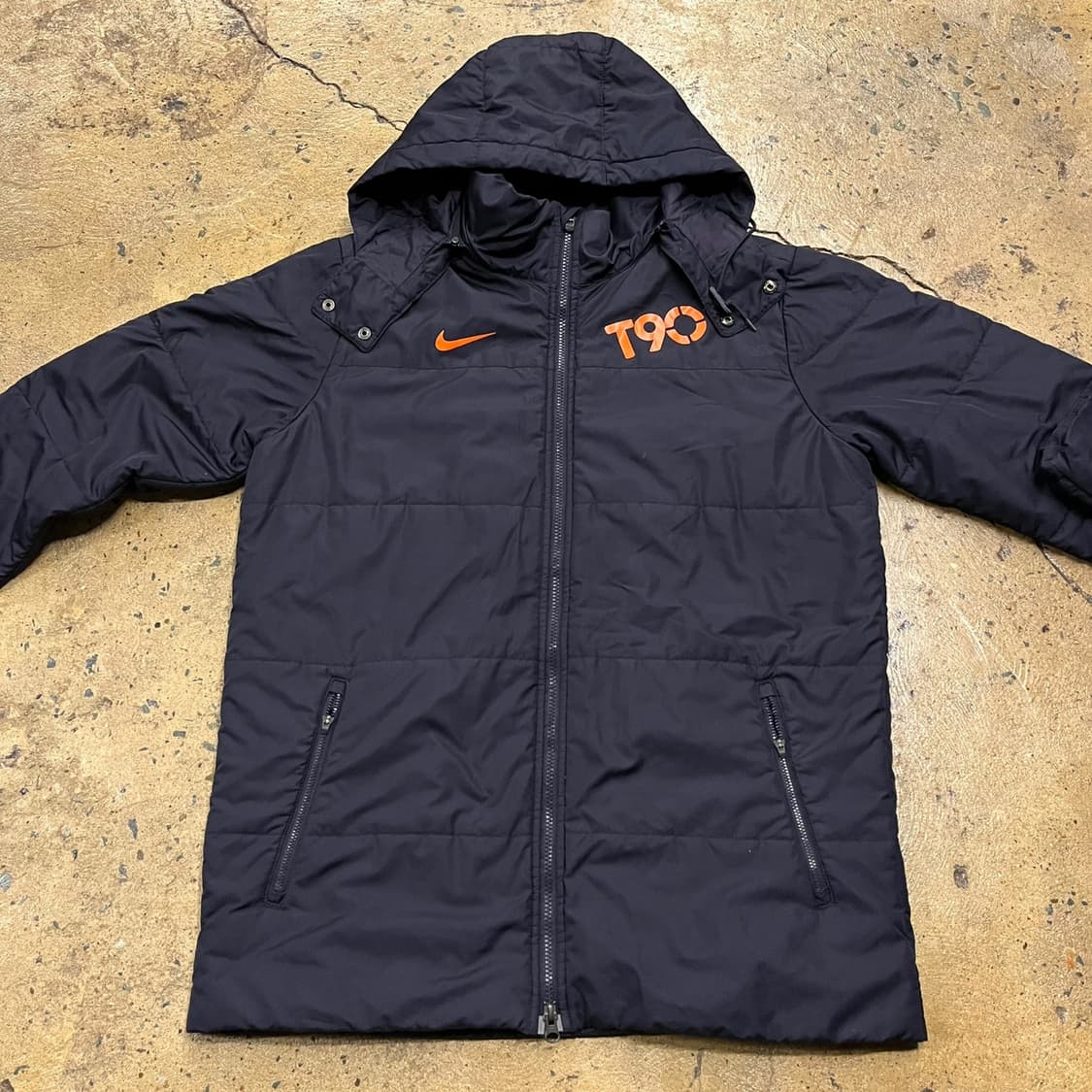[정품/L] 나이키 토탈 90 시리즈 블랙 패딩 재킷 b16 상품이미지3