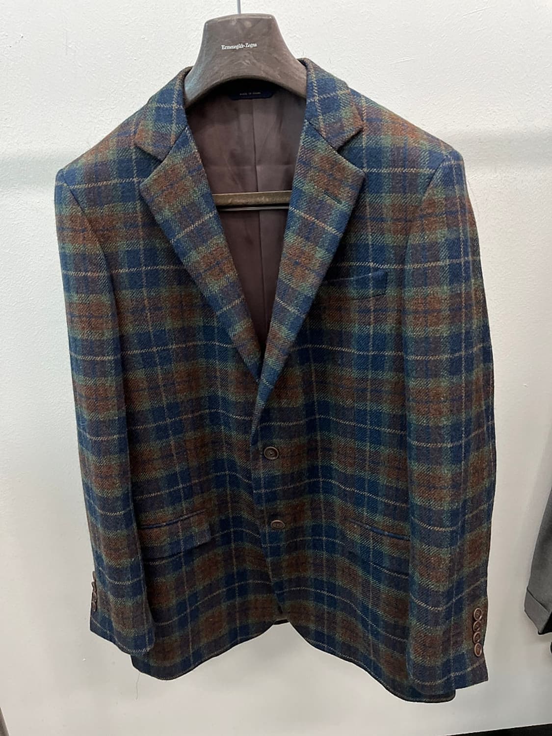 105) 브룩스브라더스 체크 울자켓  상품이미지2