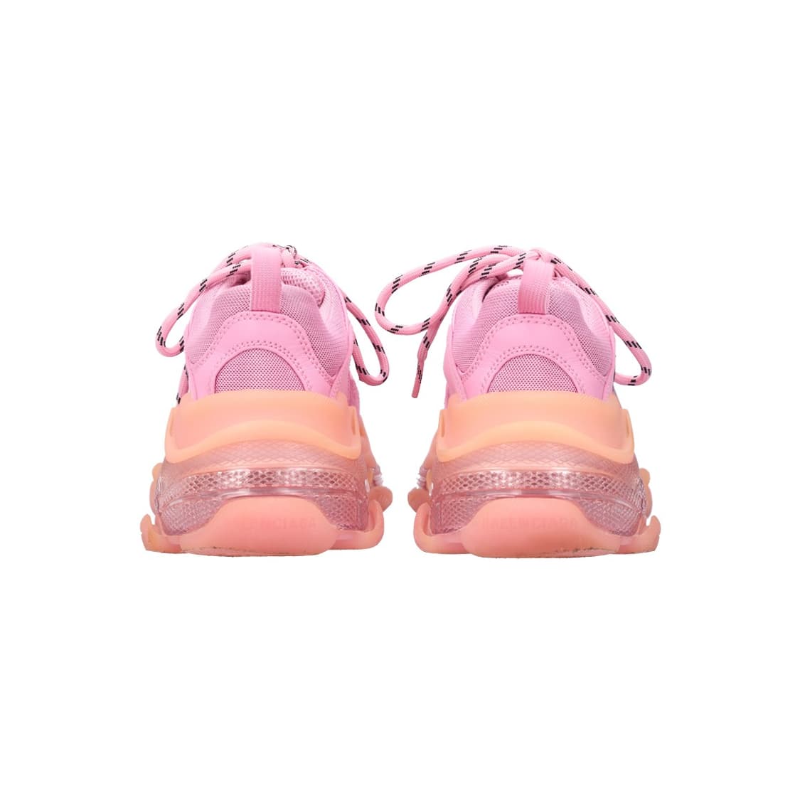 발렌시아가 트리플 S 스니커즈 클리어 솔 핑크 35 상품이미지3