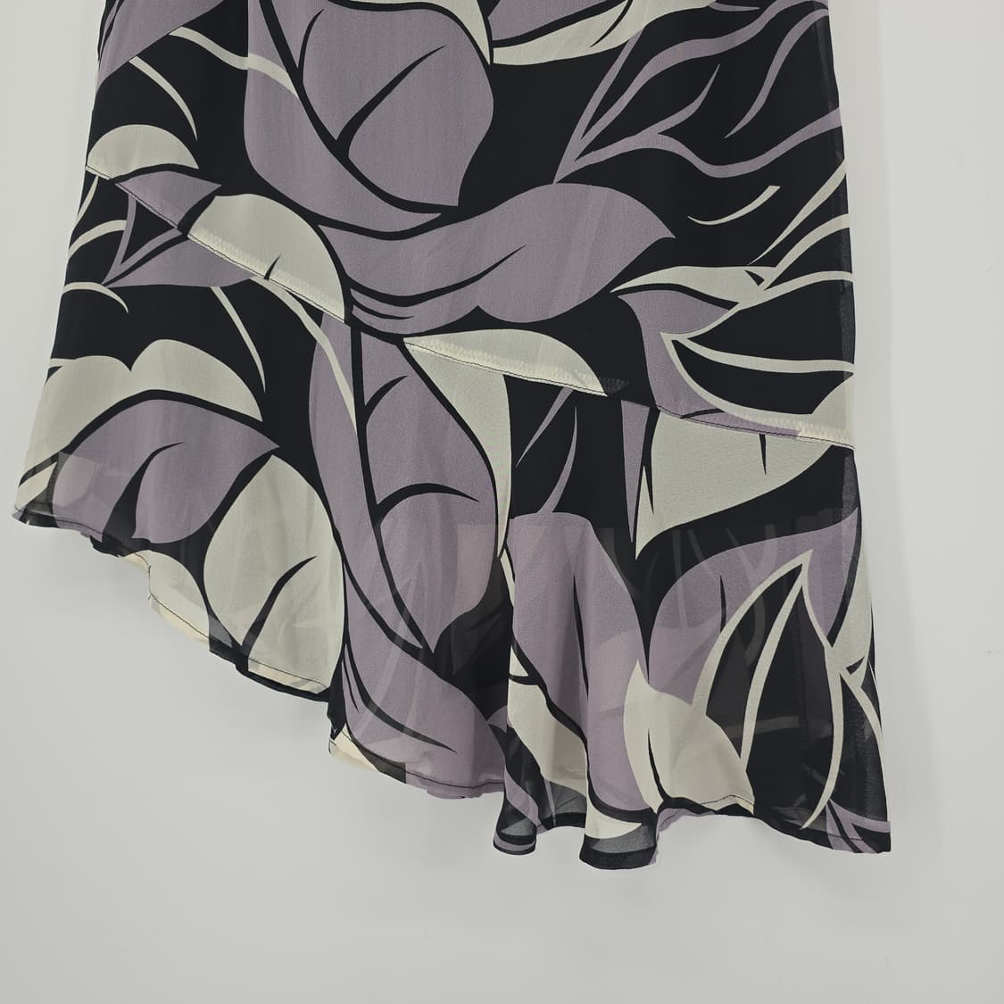 일본 빈티지 플라워 패턴 언발란스 스커트 26" 상품이미지8