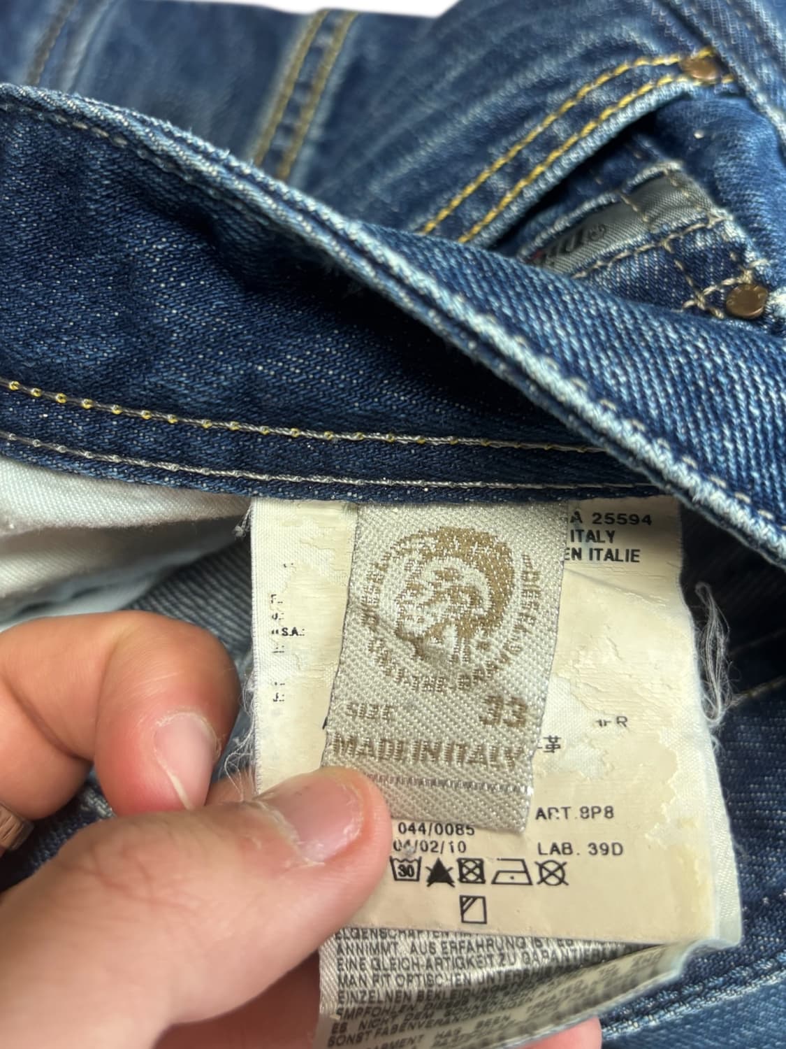 디젤 viker r box 스트레이트 데님 팬츠 상품이미지9